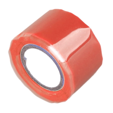 Fusing Silicone Tape Multiple Purpose Waterproof Tape Cable Winding Tape 1 Roll for Plumbing & Cable Insulation