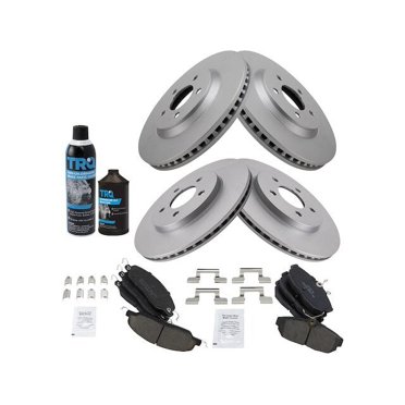 Front and Rear Brake Pad and Rotor Kit - Compatible with 2005 - 2014 Ford Mustang 2006 2007 2008 2009 2010 2011 2012 2013