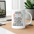 thumbnail image 6 of Sisters Coffee Mug, Sister Gifts for Little Girls, Little Sister Gifts, Sister Gifts for Birthday Christmas Graduation, Youngest Sister Mug, 11 Oz Ceramic Cup, 6 of 6