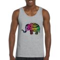thumbnail image 1 of Normal is Boring - Men's Tank Top for Men, up to Men Size 3XL - Elephant, 1 of 5