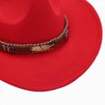 thumbnail image 5 of Gibobby Toddler Cowboy Hat Western Cowgirl Hat Unisex For 3-8 Years Boys Girls Kids Classic Ranch Cowboy Hat Outdoor Dress Up Cap,Red, 5 of 5