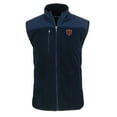 thumbnail image 2 of Men's Cutter & Buck  Navy Chicago Bears Throwback Big & Tall Cascade Eco Sherpa Fleece Full-Zip Vest, 2 of 3
