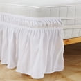 thumbnail image 4 of Falda De Cama, Volante De Cama Transpirable Con Volantes Para El Hogar Para El Hotel, 4 of 7