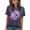 Dark Blue, variant on Cotton Tops for Women Short Sleeve Womens Tee Shirts Cotton Summer Blouses Women Short Sleeve Tops my recent orders Floral Print Tops for Women
