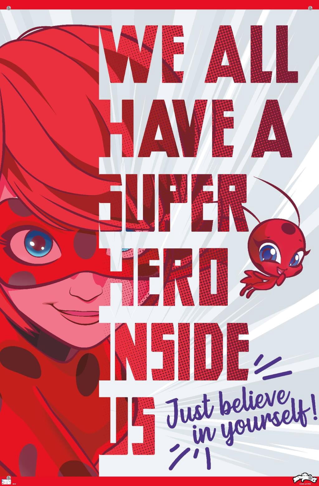 Miraculous - Hero Wall Poster with Pushpins, 22.375" x 34"