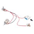 thumbnail image 2 of Kit de cableado para guitarra eléctrica, 1 volumen, 1 tono, 3 interruptores de palanca, conector de potenciómetros de 500k, 1 juego, 2 of 5