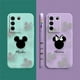 thumbnail image 5 of Case For VIVO S5 S6 S7 S9 S10 S15 S16 S16E T1 V15 V20 V23 PRO 5G Simple Liquid Silicone Case Anime Cute Mickey Minnie Mouse, 5 of 5