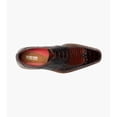 thumbnail image 5 of Stacy Adams Travato Wingtip Shoes Animal Print Leather Brown 25737-249, 5 of 7