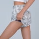 thumbnail image 4 of Pantalones cortos deportivos con estampado floral para mujer - Forro incorporado, transpirables, yoga/running - Corte holgado (S-XL), 4 of 8