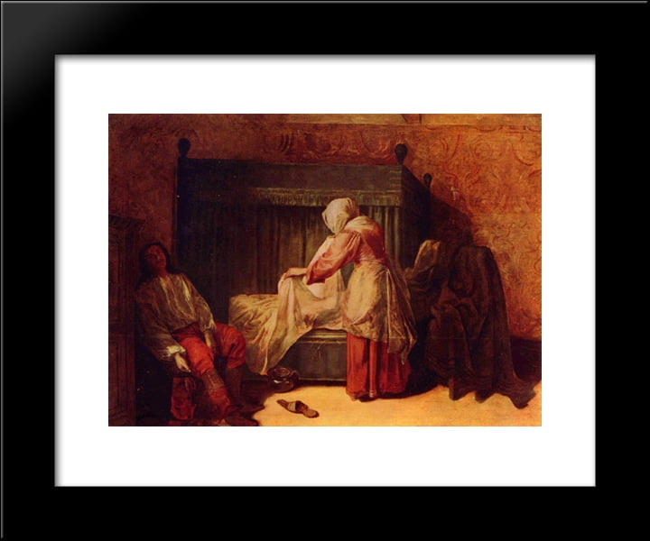 The morning toilet of a young man 20x24 Framed Art Print by Pieter de