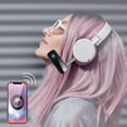 thumbnail image 6 of 2 In 1 Transmitter Receiver with Noise Cancelling Bluetooth 5.0 Receiver for Car Upgraded Aux Bluetooth Adapter 3.5mm Answer Calls for Home Stereo System Headphones Speakers, 6 of 6
