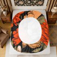thumbnail image 4 of Manfei Vintage Peony Bloom Fitted Sheet Full 3 Pieces,Oriental Floral Bed Set,1 Fitted Sheet and 2 Pillowcases, 4 of 6