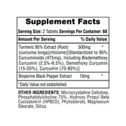 Hi-Tech Pharmaceuticals - Turmeric 95 - 120 Tablets
