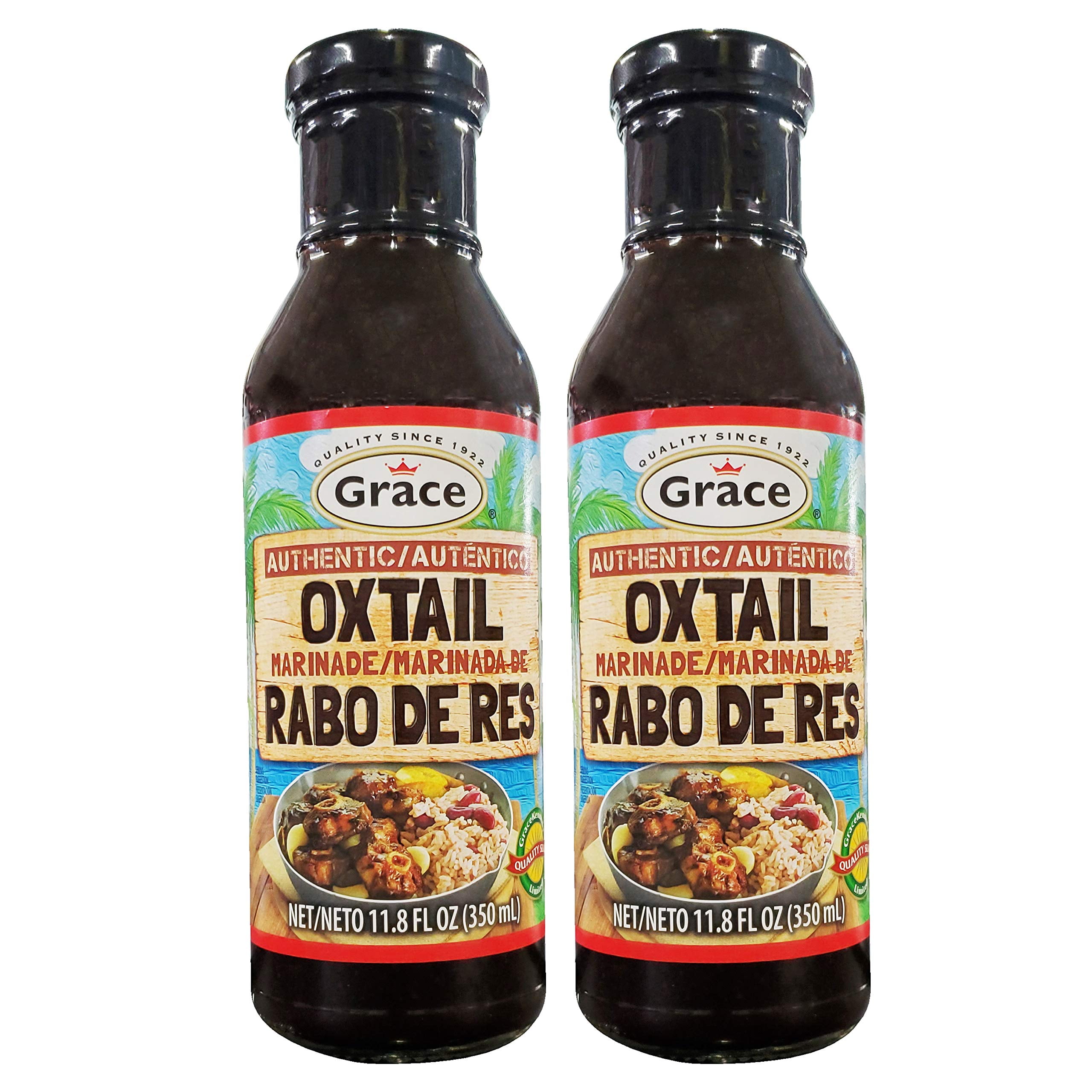 Walkerswood Jerk BBQ Kit DMF15 - 1 X 12 Oz Spicy Jerk BBQ Sauce 1 X 12 Oz Spicy Jerk Marinade Pack Of 2