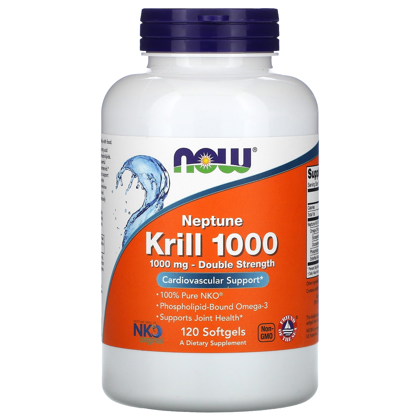 Now Neptune Krill Oil Softgels, 1000 Mg, 120 Ct
