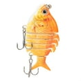 thumbnail image 2 of 6.3cm Plastic Artificial Lure Fishing Bait Multi-section Sinking Wobbler Hooks Tackle(JM045-4), 2 of 8
