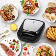 thumbnail image 5 of Paninis Press Sandwich Maker Breakfast Sandwich Maker EU Plug, 5 of 5
