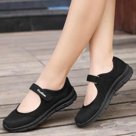 

Women Walking Sneakers Mesh Breathable Lightweight Non Slip Casual Work Shoes Sports Running Gym Shoes