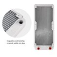 thumbnail image 4 of Ccdes Aluminum Radiator Heat Sink Computer Water Cooling Liquid Heat Exchanger White, Liquid Cooler, Water Cooling Radiator, 4 of 7