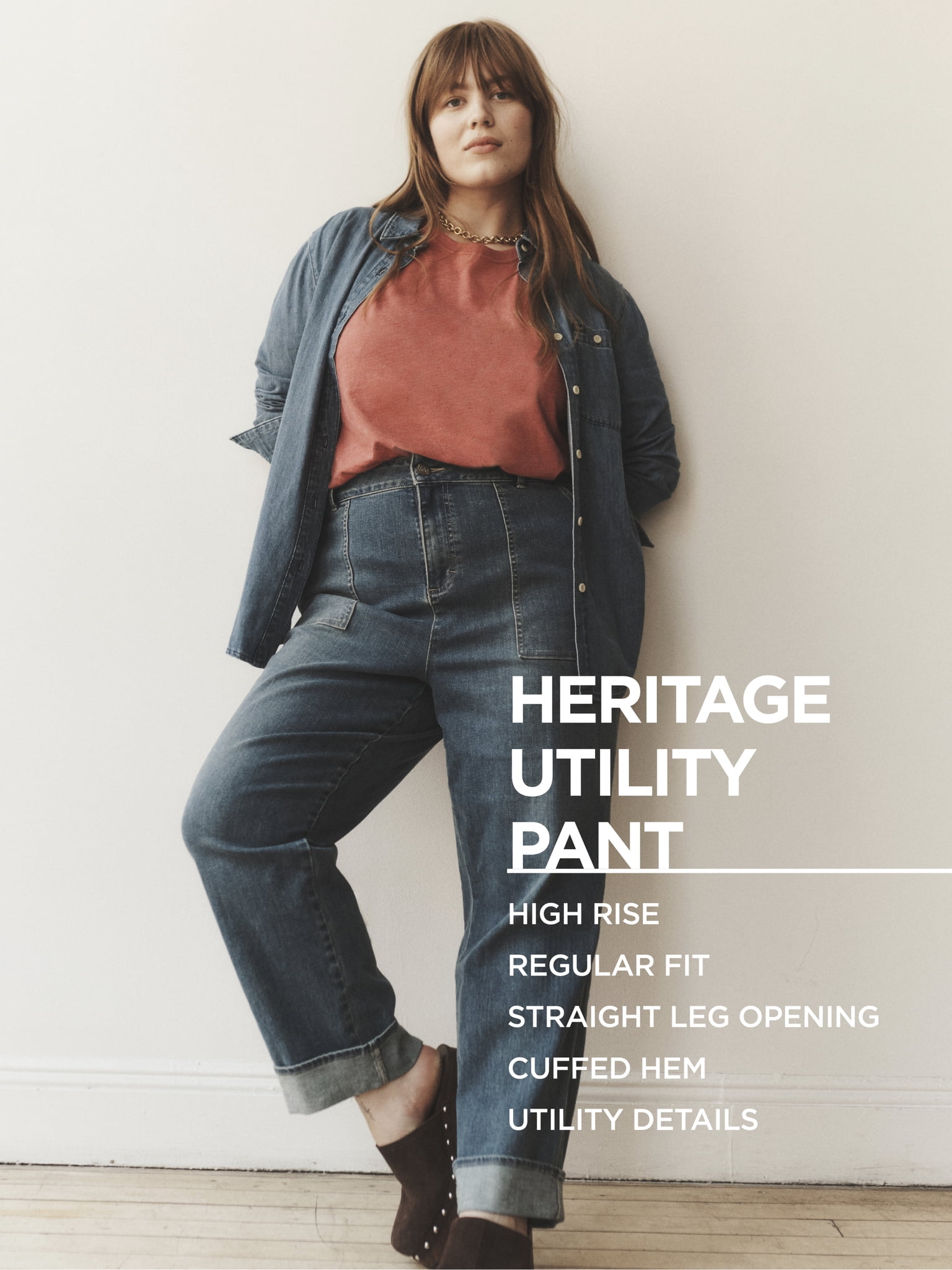 Lee® Women's Plus Heritage High Rise Utility Pant