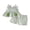 Green, variant on Gzhioc Toddler Baby Girl Summer Outfits 6 12 18 24 Months 2T 3T 4T Flower/Avocado Embroidery Plaid Bowknot Sleeveless Tank Tops Elastic Waist Shorts Clothes Set