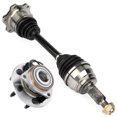 thumbnail image 5 of ECCPP 515096 Wheel Hub and Bearing CV Axle Shaft Assembly fit For Escalade ESV EXT Avalanche Silverado 1500 Suburban 1500 Tahoe Sierra 1500 Yukon XL 1500 Front Driver Left Passenger Right 6 Lugs 2PCS, 5 of 5
