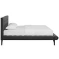 thumbnail image 5 of Modway Julia Queen Biscuit Tufted Upholstered Fabric Platform Bed in Gray, 5 of 5