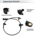 thumbnail image 4 of Unique Bargains Rear Left/Rear Right ABS Wheel Speed Sensor for Chevrolet Suburban 2015-2020, for Chevrolet Tahoe 2015-2020 ABS Sensor No.84099767 1 Pcs, 4 of 7