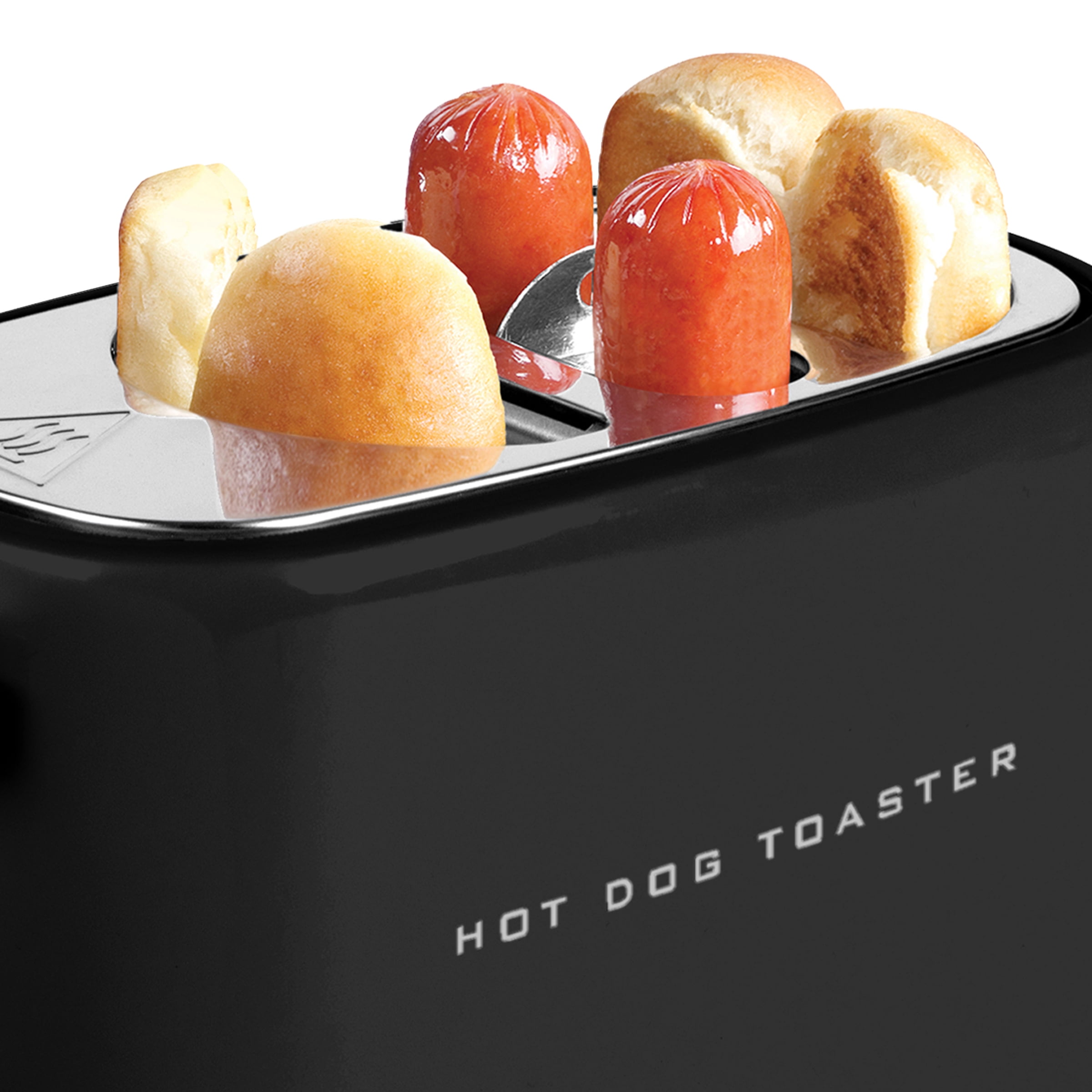 Nostalgia Coca-Cola 2 Slot Bun Mini Tongs, Hot Dog Toaster Works