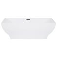 thumbnail image 4 of Aqua Eden VTSQ673223 67 in. Freestanding Square Acrylic Tub with Drain, White, 4 of 7