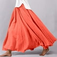 thumbnail image 2 of WENWU Women's Flowy Midi Skirt for Daily Wear and Party Versatile Styling Comfortable A Line Skirt with Elegant Design for All Seasons Leather Pleated Skirt Skirts for Women plus Size, 2 of 7
