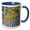 Blue/White, variant on 3drose, Aspen Grove in Glowing Golden Colors of Autumn, Colorado, 15oz Mug