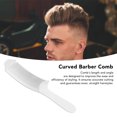 thumbnail image 4 of Curved Hair Cutting Comb, Accurate Cutting Hair Curved Barber Comb Round Pointed Teeth  for Hairdressing, 4 of 8