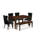 thumbnail image 7 of East West Furniture 6 Piece Dining Table Set Consists of a Rectangle Kitchen Table, 7 of 7