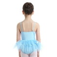 thumbnail image 2 of YiZYiF Kids Little Girls Spaghetti Straps Ballet Dance Gym Leotard Tutu Dress,Sizes 3T-8, 2 of 7