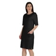 thumbnail image 2 of Inkmeso Womens Elbow Sleeve Regular Fit Tshirt Dress With Front Pockets, 2 of 8