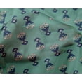 thumbnail image 4 of oneOone Silk Tabby Fabric Leaves & Floral Block Print Sewing Fabric BTY 42 Inch Wide, 4 of 4