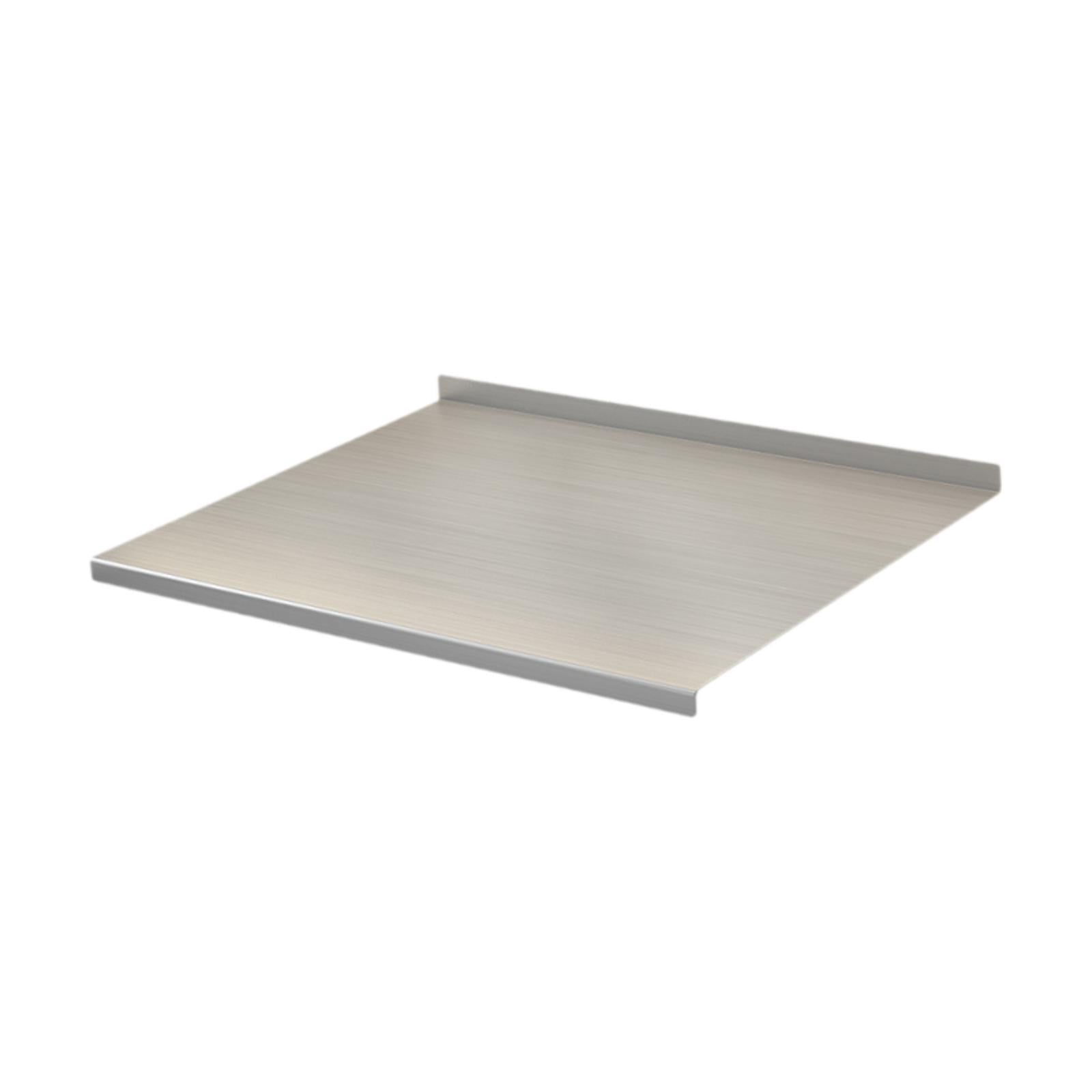 CarpNettore Stainless Steel Cutting Board Biscuits Board for Slicing Fruits Carving Meat 40cmx30cm