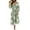 Multicolor#11, variant on Bxsruta Womens Summer Maxi Dress Bohemian Floral V Neck 3/4 Sleeve Casual Flowy Long Dresses
