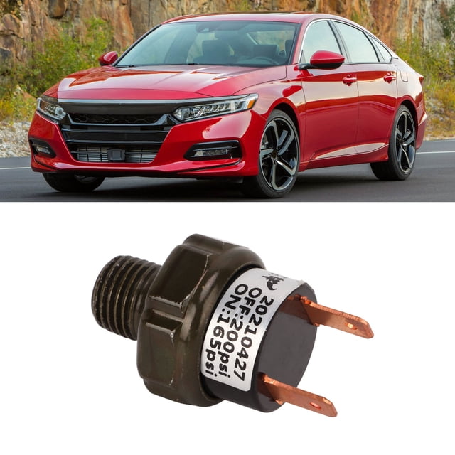 Qiilu Air Pressure Switch Air Compressor Pressure Control Switch Valve Stainless Steel Car Replacement Part For Horns