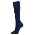 thumbnail image 2 of 2 Pairs Solid Knee-High Compression Socks for Men & Women Graduated 15-20 mmHg, 2 of 10