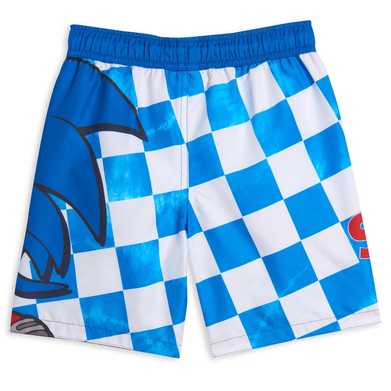 SEGA Sonic The Hedgehog UPF 50+ Swim Trunks Bathing Suit Toddler to Big Kid