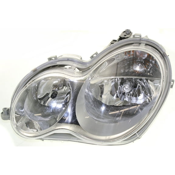 Headlight Compatible With 2006-2007 Mercedes Benz C350 2005 C320 Left Driver Halogen With bulb(s)