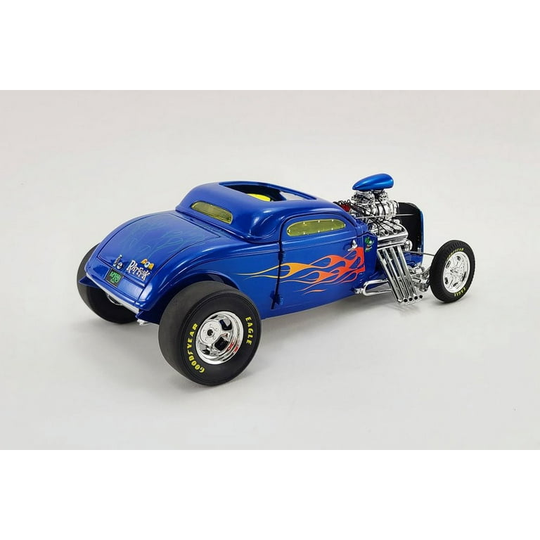 1934 RAT FINK HOT ROD BLOWN ALTERED COUPE 1/18 scale DIECAST