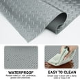 thumbnail image 6 of Trendix 240.16" x 90.55" Garage Floor Mat, Thickened Diamond Plate Garage Mats Flooring Roll for Under Car, Water/Stain Resistant Garage Parking Mats, 6 of 8
