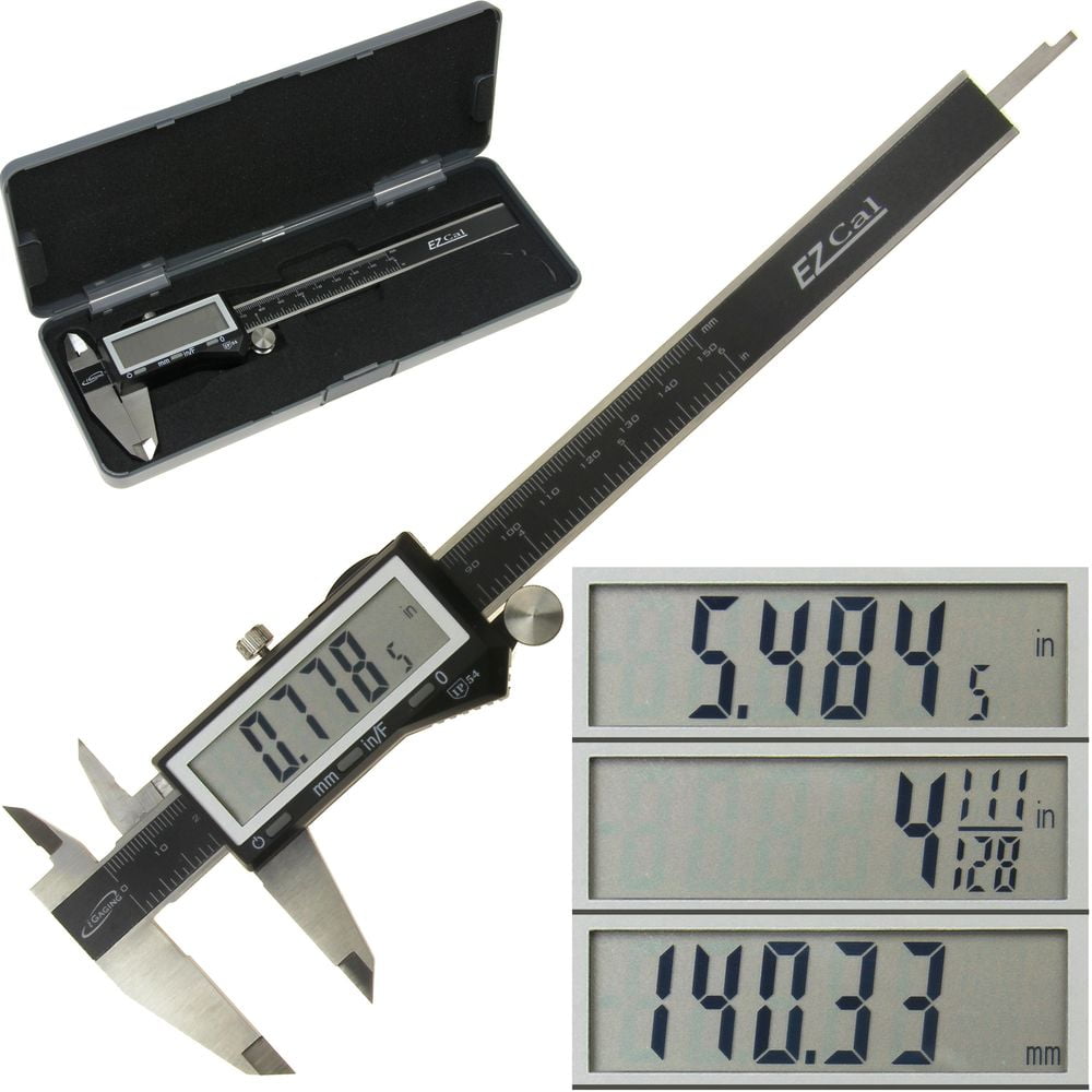 iGaging IP54 Electronic Digital Caliper 06" Display Inch/Metric