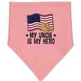 thumbnail image 2 of Inktastic My Uncle is My Hero Military Nephew Baby Bandana Bib, 2 of 4