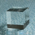 thumbnail image 2 of FixtureDisplays® 3.5x3.5x3.5" Riser Paper Weight Clear Crystal Cube Riser Solid Block 16765-3.5INCH, 2 of 5