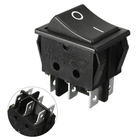 AC250V 15A AC125V 20A DPDT ON-OFF Waterproof Boat Rocker ...