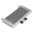 thumbnail image 4 of Radiador de aceite para motocicleta de 8 filas, plateado, 125ml, bajo desgaste, fuerte potencia, apto para GY6 Monkey 50cc 125cc 140cc Dirt Bike, 4 of 8